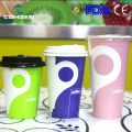 Factory price PE coated bio eco-friendly compostable disposable paper cup with handle